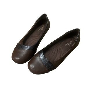 Elena Gilbert Core - Comfort Steps Women's Brown Ballet Flats